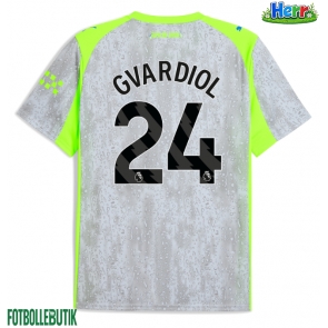 Manchester City Josko Gvardiol #24 Tredje Tröja 2025-26 Kortärmad